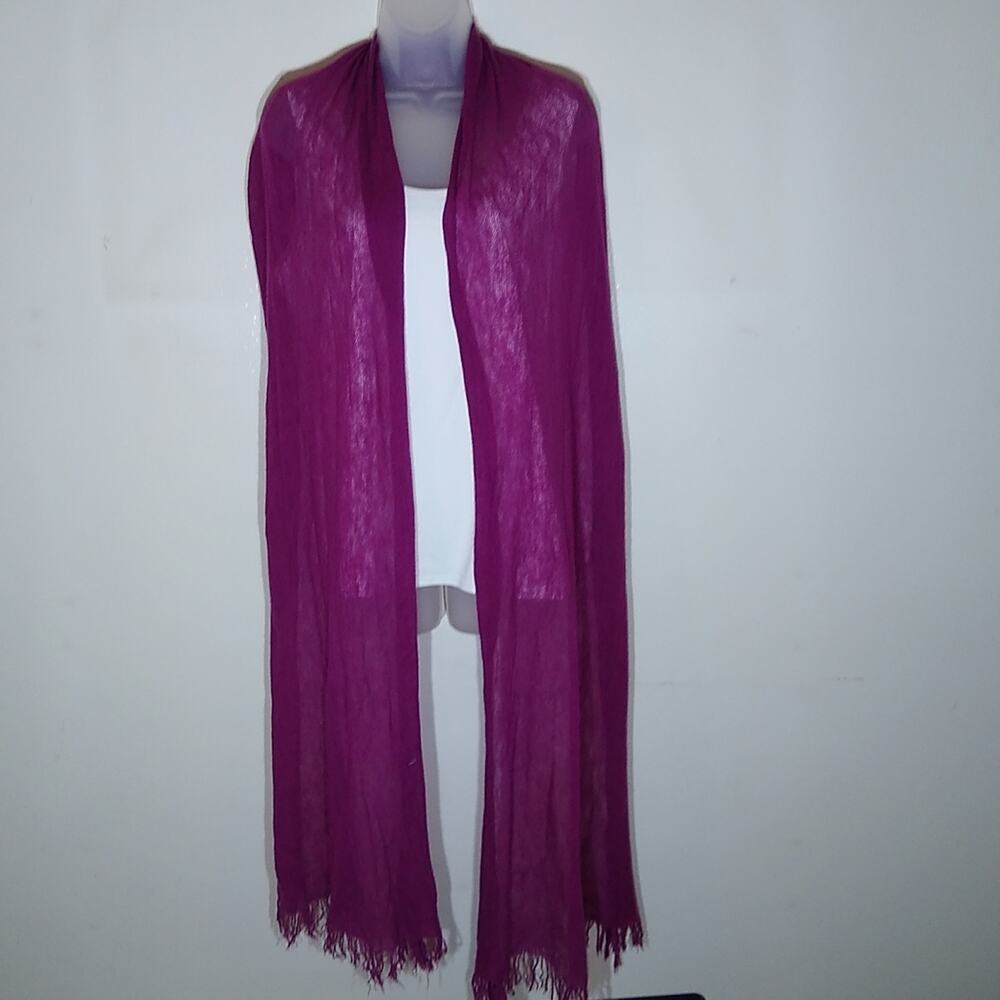 Purple wrap with Fringe. 100X20